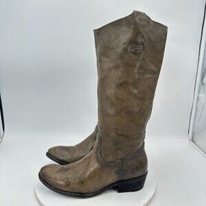 Frye Women Size 9B Brown Leather Pull On Pointed Toe Western Cowboy Boot